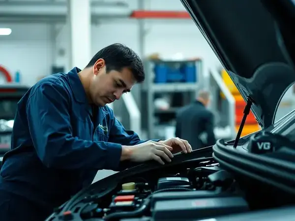 エアコン修理作業