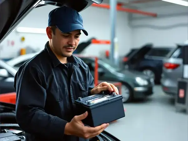 バッテリー交換作業